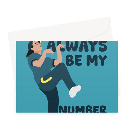 You Will Always Be My Number One Funny Cute Anniversary Raygun Australia Break Dancing Greeting Card