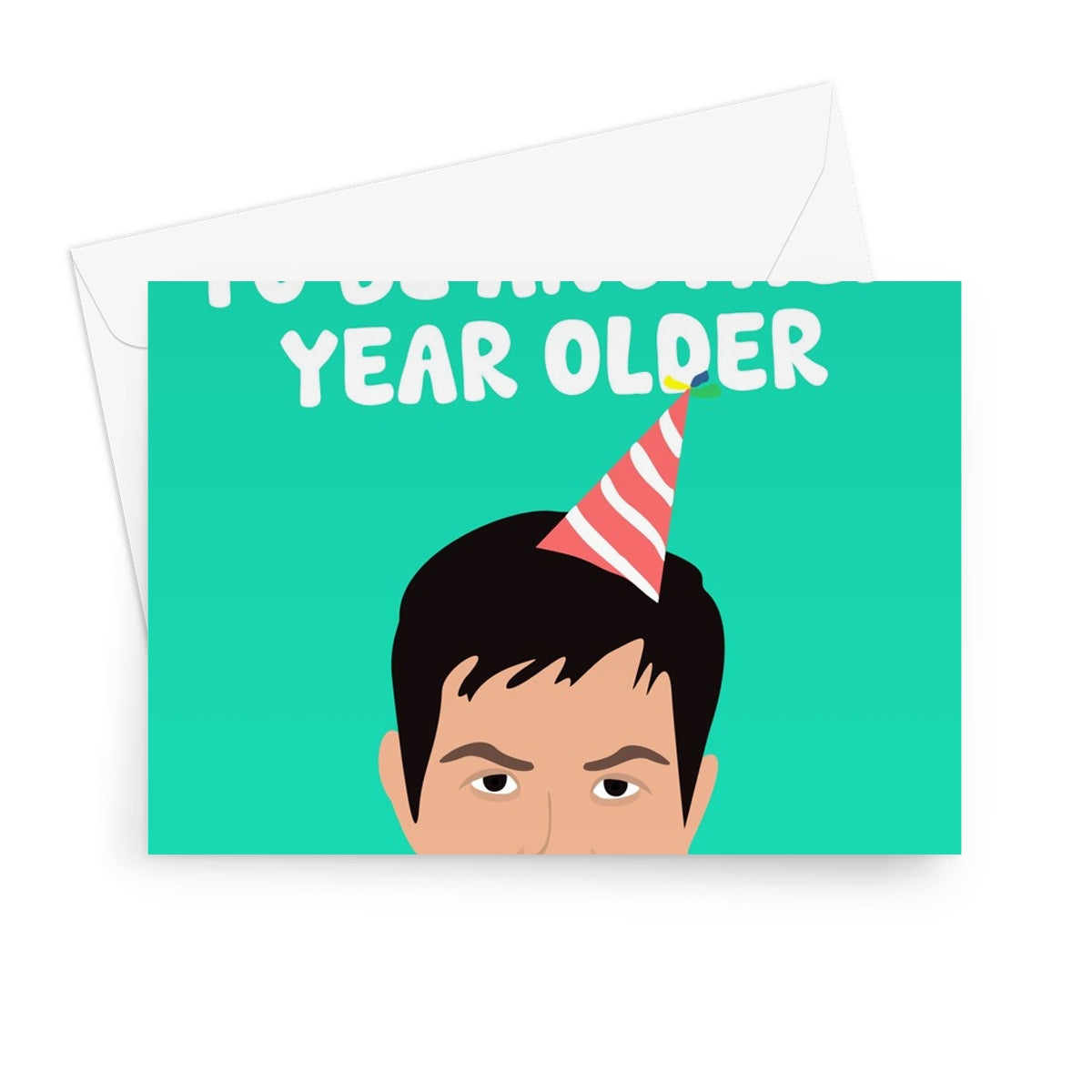 How It Feels To Be Another Year Older Funny Squid Game 2 Gi Hun Smile Frown Birthday Meme Greeting Card