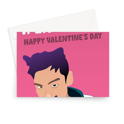 I Like You Squid Game Funny Valentine's Day Love Korea Thanos Senorita Greeting Card
