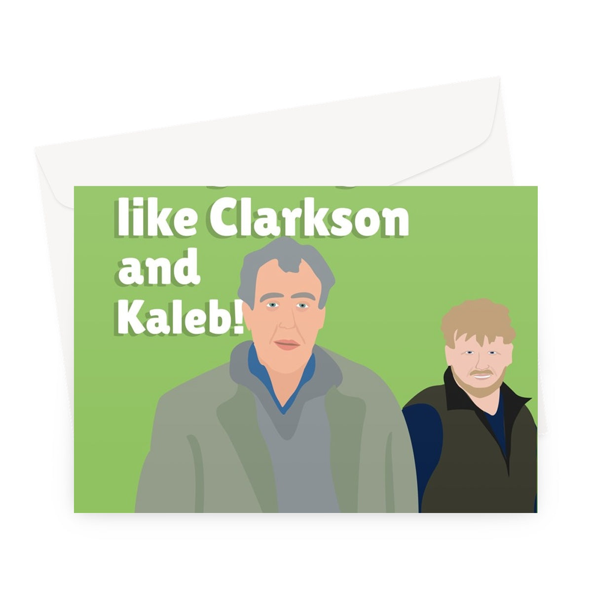 Dad, We Go Together Like Jeremy Clarkson and Kaleb Cooper Fan TV Show Farm Love Father's Day Birthday Greeting Card