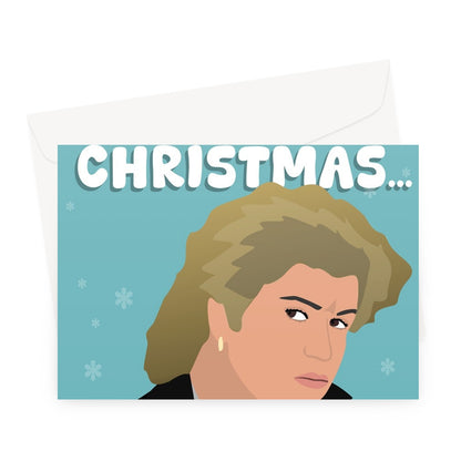 It's Our Last Christmas... Until We're Married! Funny Xmas Fiance Engaged George Michael Song Music Cheeky Greeting Card