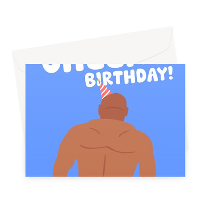 Have a Cheeky Birthday! Mike Tyson Jake Paul Boxing Fight Funny Greeting Card