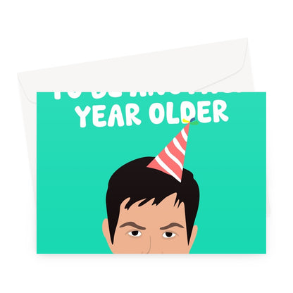 How It Feels To Be Another Year Older Funny Squid Game 2 Gi Hun Smile Frown Birthday Meme Greeting Card