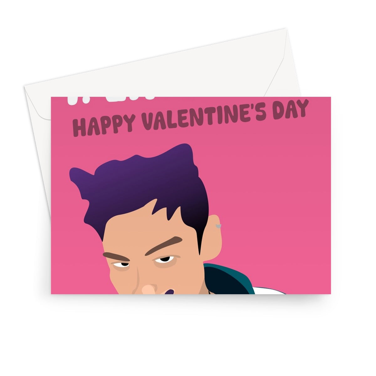 I Like You Squid Game Funny Valentine's Day Love Korea Thanos Senorita Greeting Card
