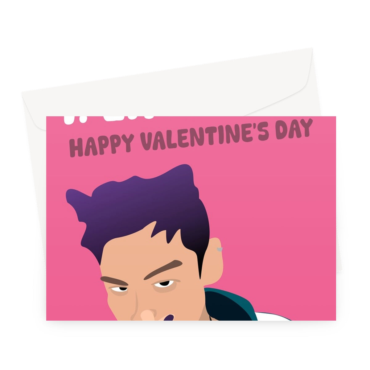 I Like You Squid Game Funny Valentine's Day Love Korea Thanos Senorita Greeting Card