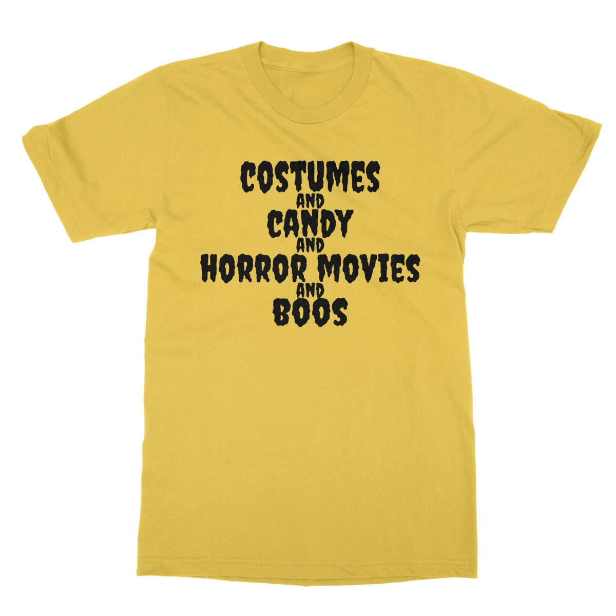 Halloween Apparel - Costumes and Candy and Horror Movies and Boos Softstyle T-Shirt