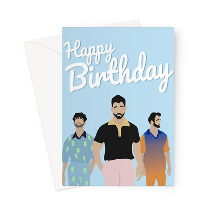 Happy Birthday NO SUCKER TEXT Jonas Brothers Greeting Card