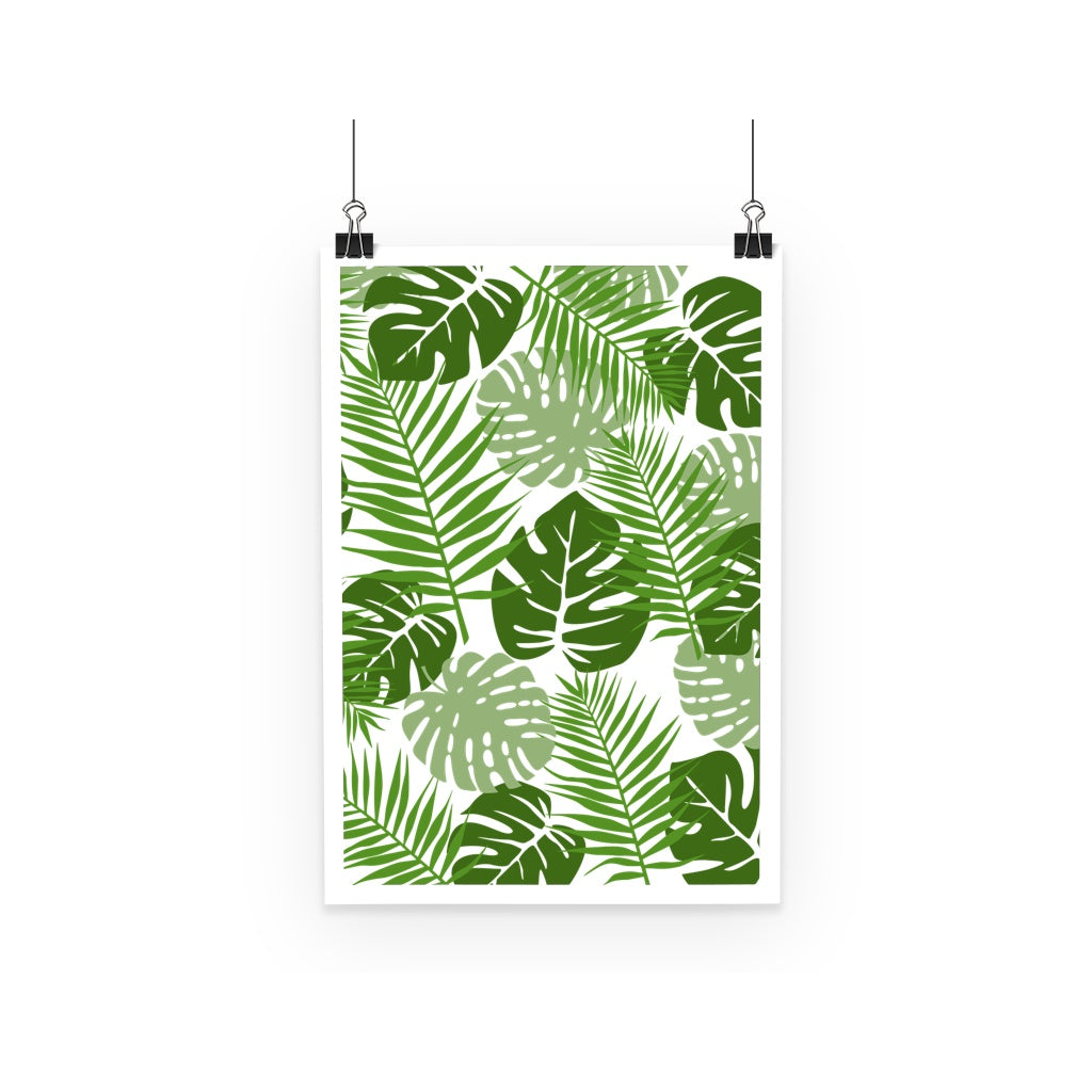 Palm Leaves Nature Colletion Poster