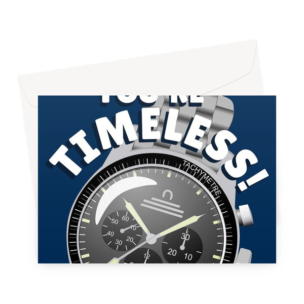Dad You're Timeless Father's Day Birthday Classic Watch Collector Speed Moon Iconic Greeting Card