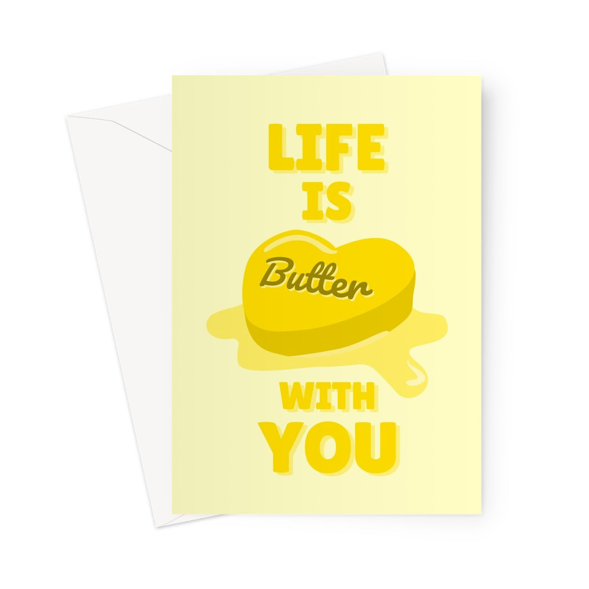 Life Is Butter With You BTS Inspired Better Kpop Love Song Music Cute Birthday Anniversary Greeting Card