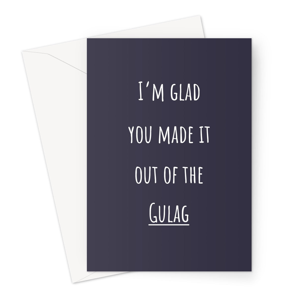 Gulag Navy Custom Gamer Greeting Card