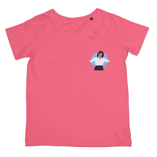 Cultural Icon Apparel - Michelle Obama Women's Fit T-Shirt (Left-Breast Print)