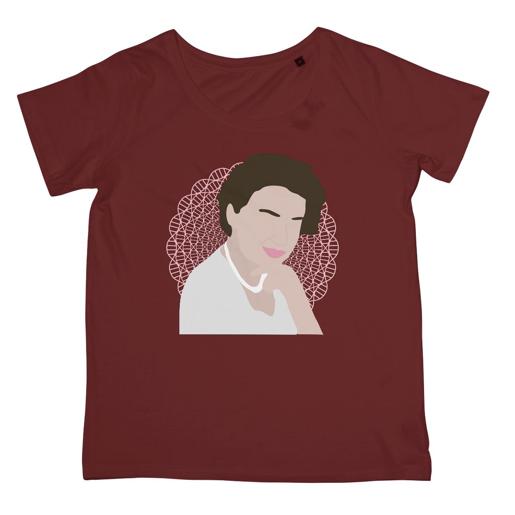 Rosalind Franklin T-Shirt (Cultural Icon Collection, Women's Fit, Big Print)