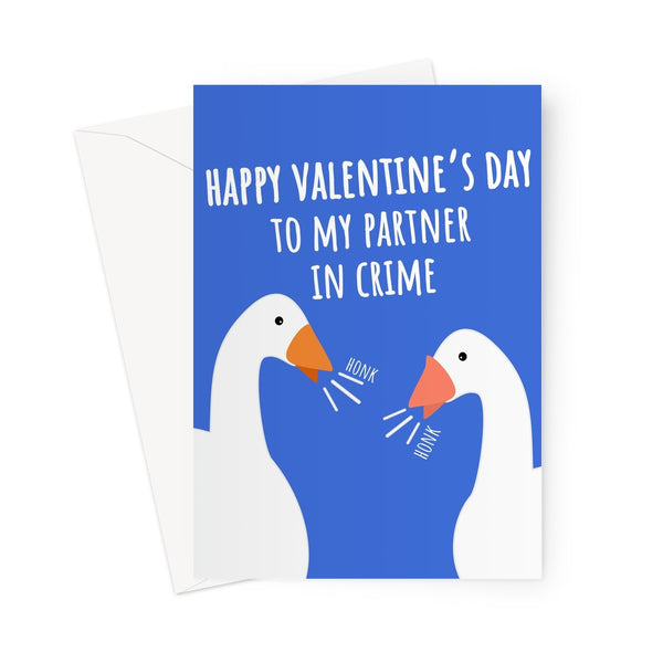 Valentine partner good SIMPLE CUSTOM Greeting Card