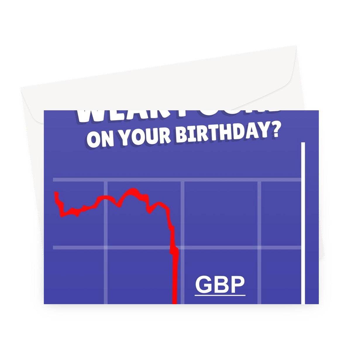 Fancy a Cheeky "Weak Pound" On Your Birthday? Funny Rude Liz Truss Kwasi Economy Politics Cost of Living Greeting Card