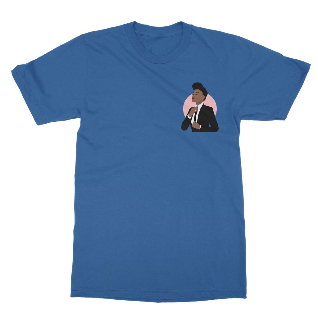 Musical Icon Apparel - Janelle Monae T-Shirt (Left-Breast Print)