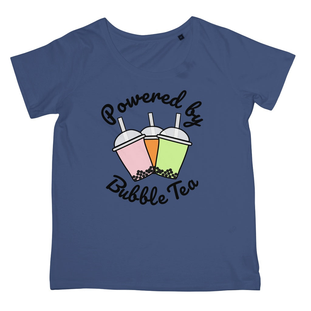 Powered By Bubble Tea T-Shirt (Foodie Collection, Women's Fit)
