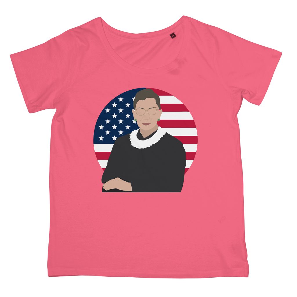 Cultural Icon Apparel - Ruth Bader Ginsburg (RBG) Women's Fit T-Shirt (Big Print)