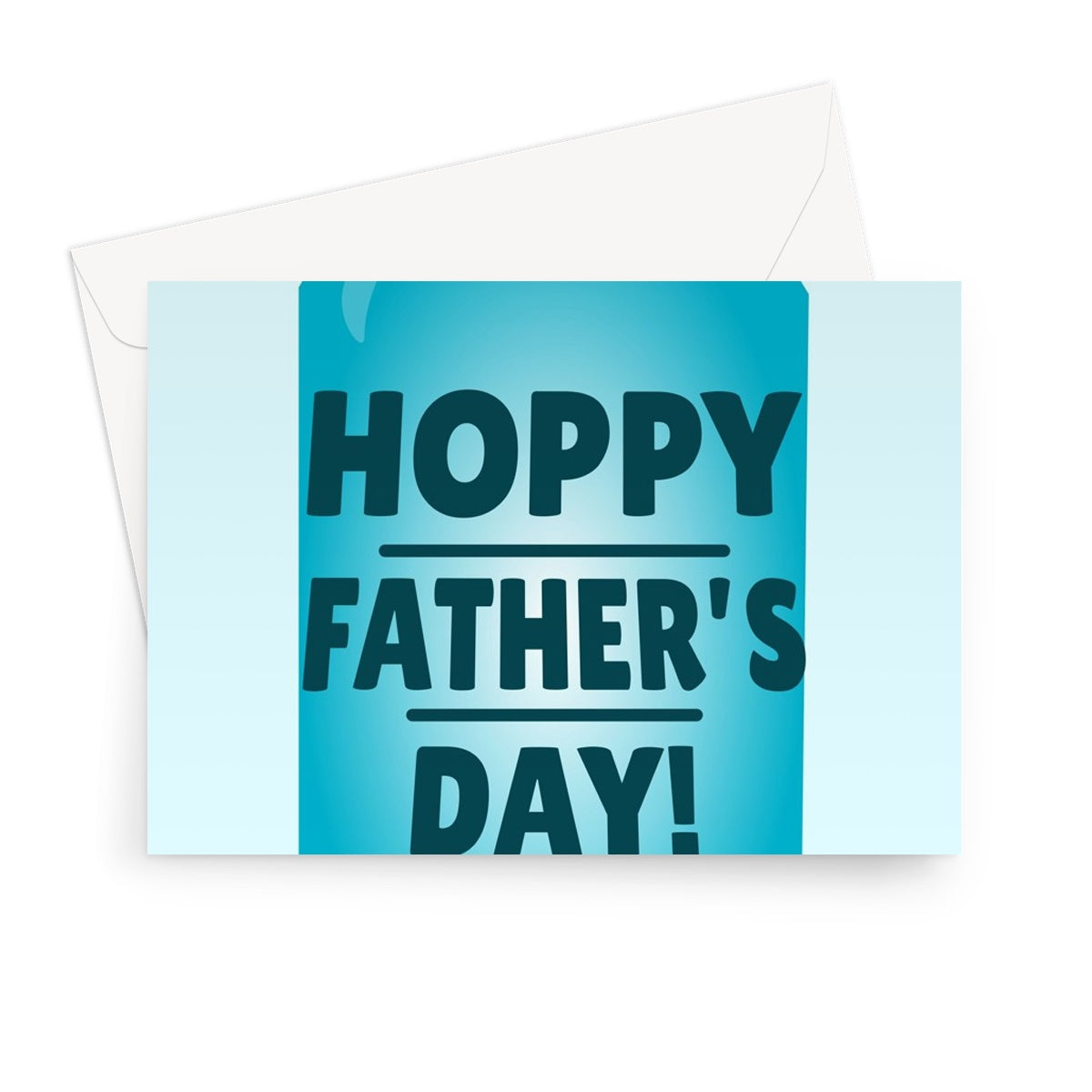 Hoppy Father's Day Craft Beer Pale Ale Wheat Love Fan Drink Alcohol Hops Pub Bar  Greeting Card