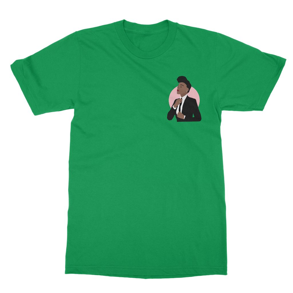 Musical Icon Apparel - Janelle Monae T-Shirt (Left-Breast Print)