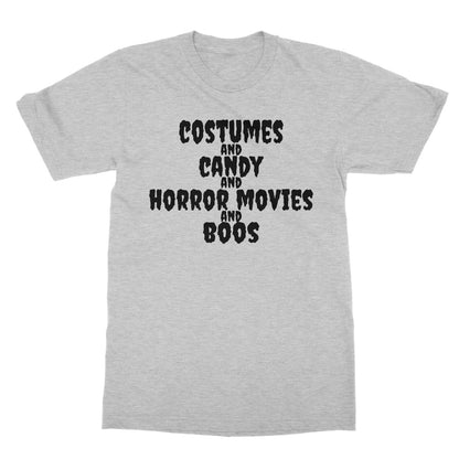 Halloween Apparel - Costumes and Candy and Horror Movies and Boos Softstyle T-Shirt