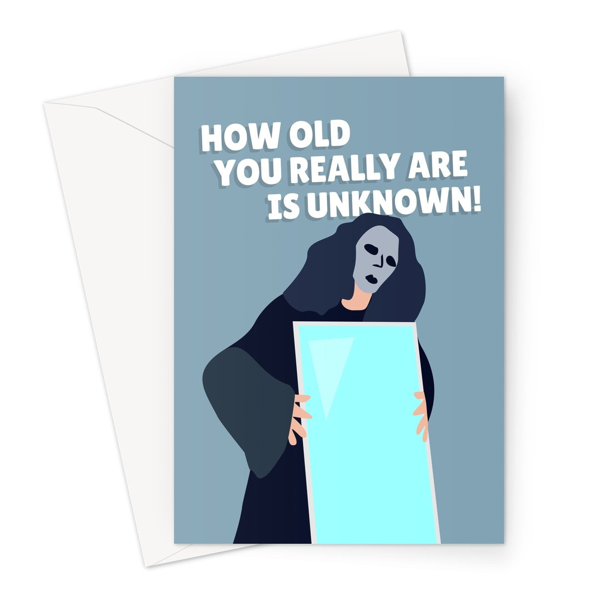 How Old You Really Are Is Unknown! Funny Glasgow Experience Viral TikTok Birthday Greeting Card