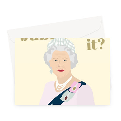 Would Jubilee-ve it, it's Your Birthday Queen Royalty Plat Jubilee Funny Fan UK Greeting Card