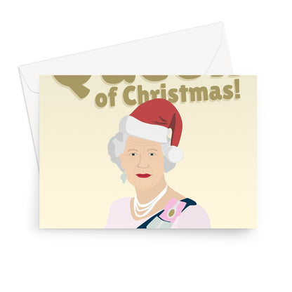 You are the Queen of Christmas Royalty Celebrity Fan Funny Greeting Card