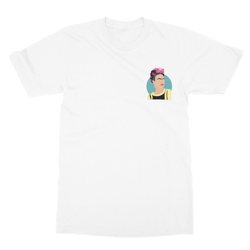 Cultural Icon Apparel - Frida Kahlo T-Shirt (Left-Breast Print)