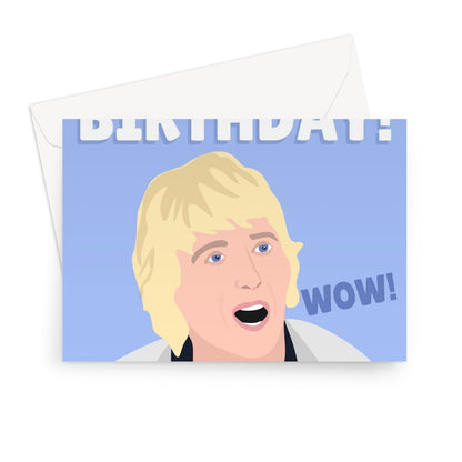 It's Your 18th Birthday WOW Owen Wilson Custom Greeting Card