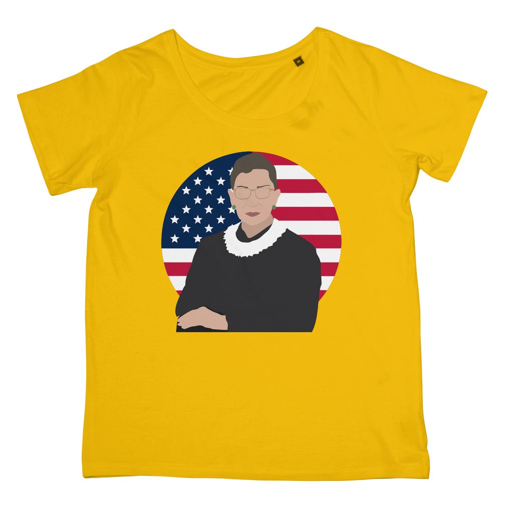 Cultural Icon Apparel - Ruth Bader Ginsburg (RBG) Women's Fit T-Shirt (Big Print)