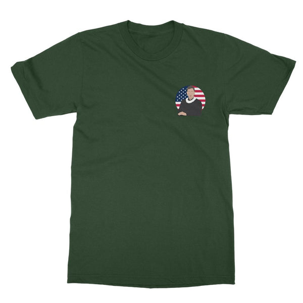 Cultural Icon Apparel - Ruth Bader Ginsburg (RBG) T-Shirt (Left-Breast Print)