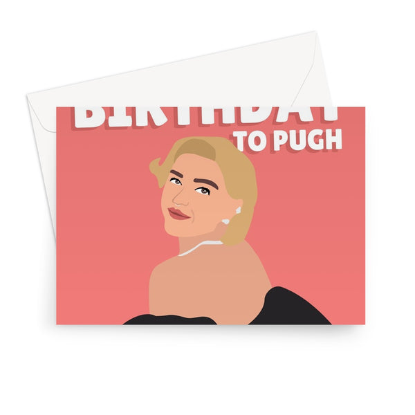 Happy Birthday To Pugh Funny Birthday Actress Actor Florence Pugh You Pun Movie Harry Styles Greeting Card