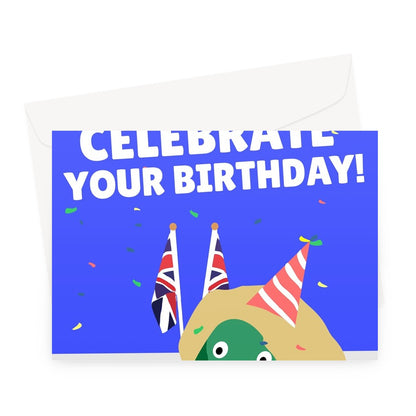 Lettuce Celebrate Your Birthday! Funny Liz Truss Resign Tory Politics Greeting Card