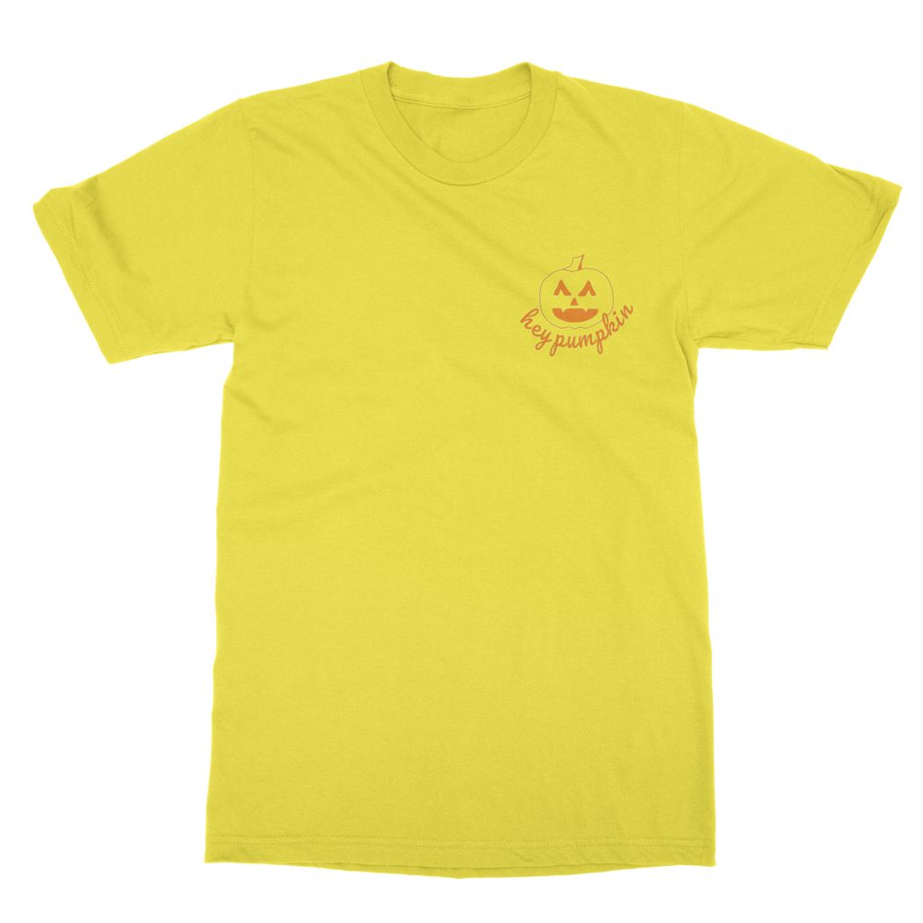 Hey Pumpkin T-Shirt (Foodie Collection, Left-Breast Print)