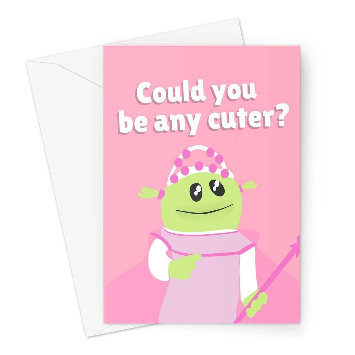 Could You Be Any Cuter Nanalan Funny Tiktok Valentine's Day Anniversary Puppet Greeting Card