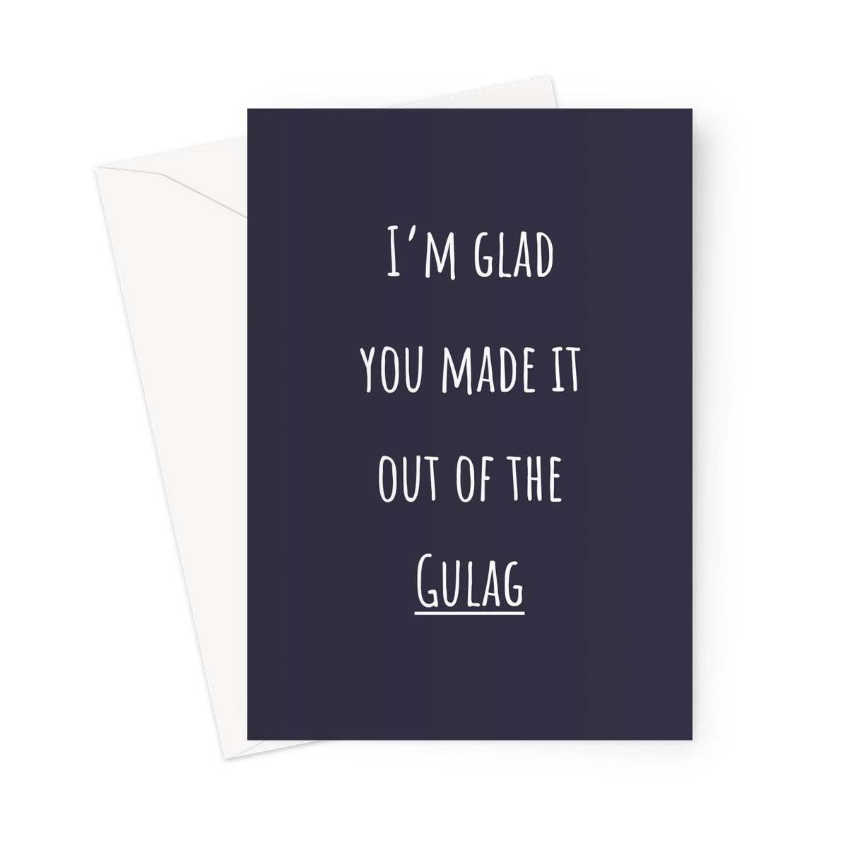 Gulag Navy Custom Gamer Greeting Card