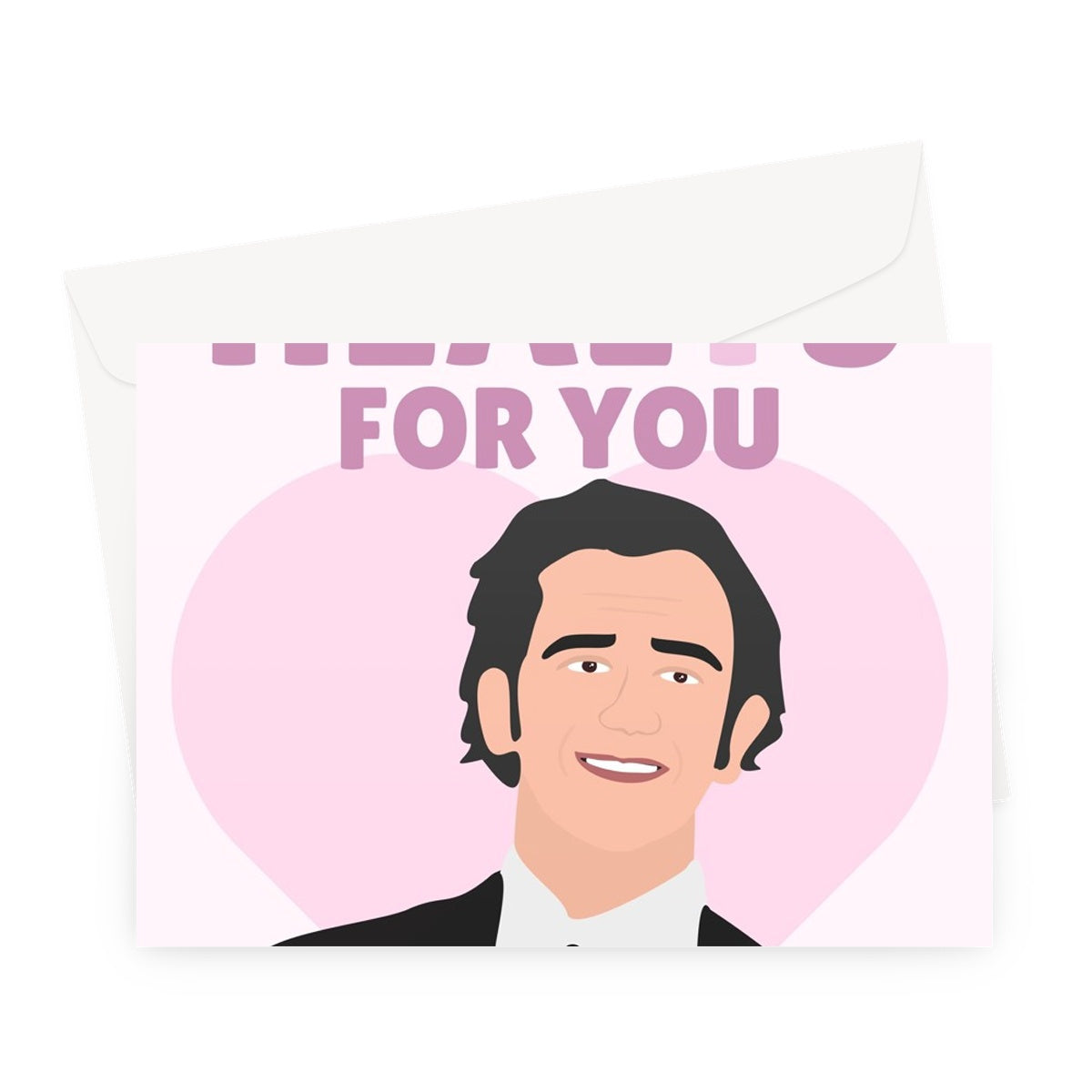 I'm Head Over Heals For You Valentine's Day Matty Healy Heels Love Couples Greeting Card