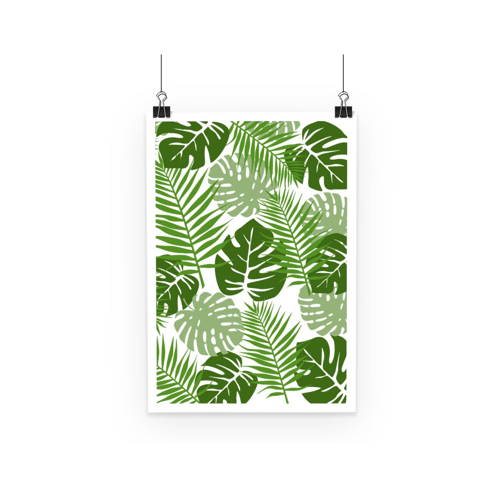 Palm Leaves Nature Colletion Poster