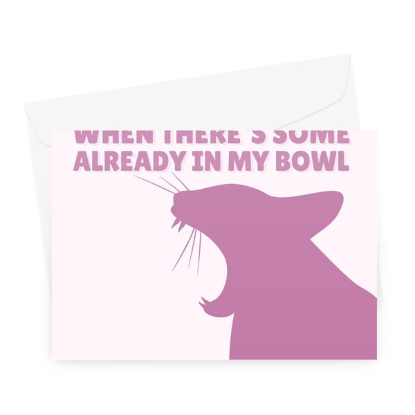Sorry For Yelling About Food When There's Already Some From The Cat Mother's Day Mum Kitty Kitten Pet Owner Cute Meow Greeting Card