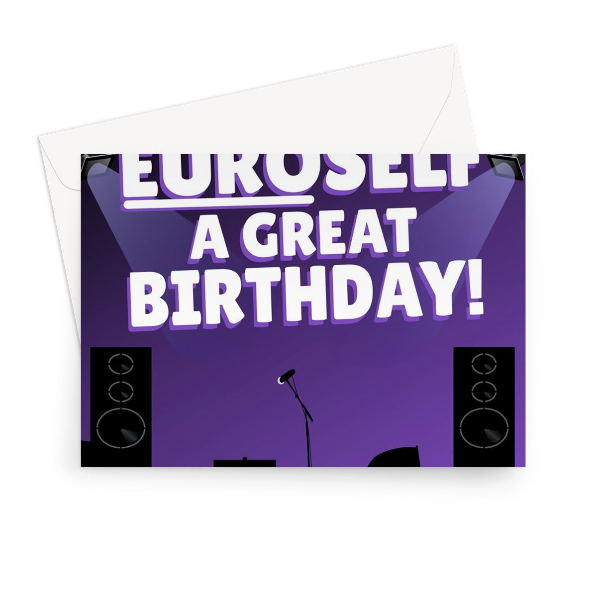 Have Euroself a Great Birthday Funny Eurovision Song Mae Muller Fan Sam Ryder Greeting Card