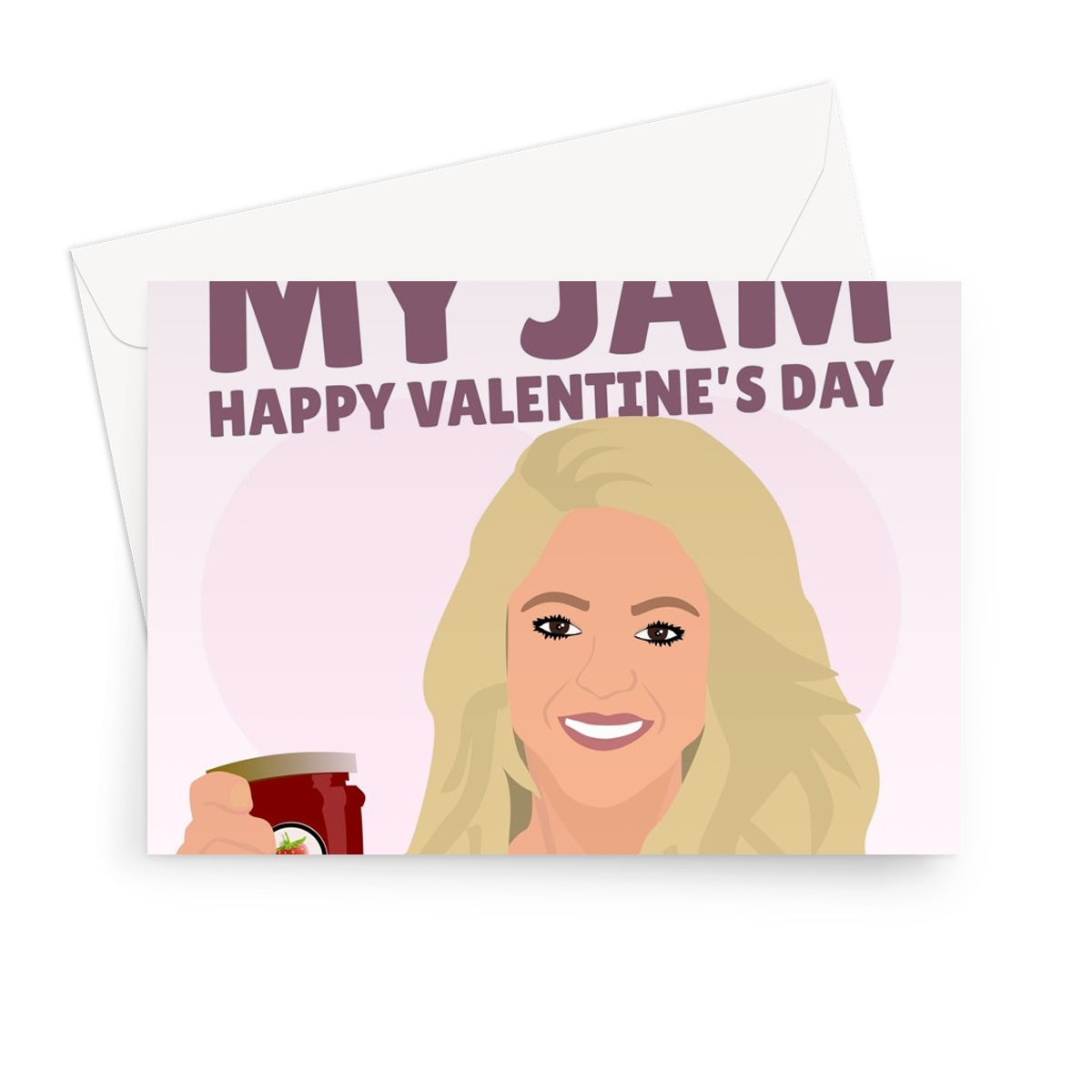 You're My Jam Happy Valentine's Day Shakira Funny Meme Trend Couples Music Fan Greeting Card