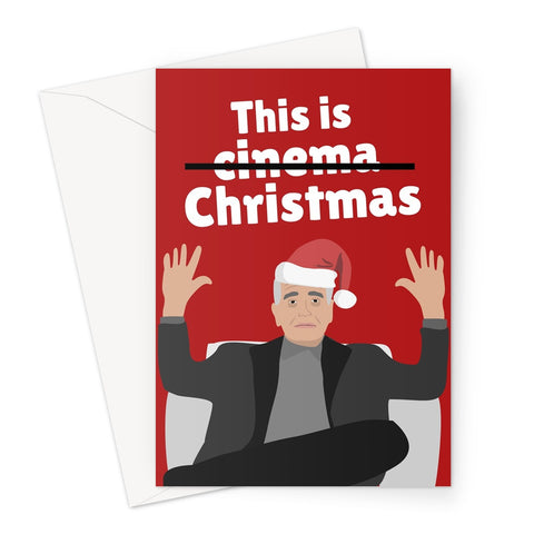 This Is (Cinema) Christmas Martin Scorsese Funny Fan Film Movies Meme Trend Greeting Card