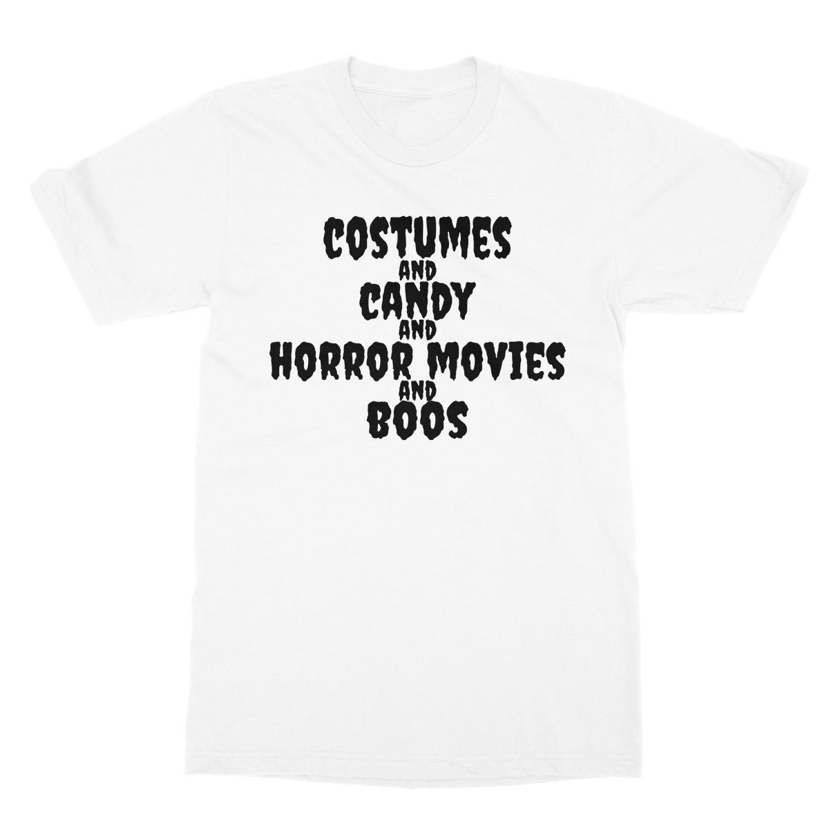 Halloween Apparel - Costumes and Candy and Horror Movies and Boos Softstyle T-Shirt