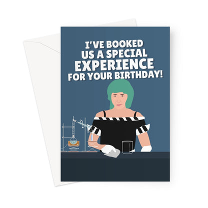 I've Booked Us A Special Experience For Your Birthday The Unknown Funny Glasgow Experience Viral TikTok Greeting Card