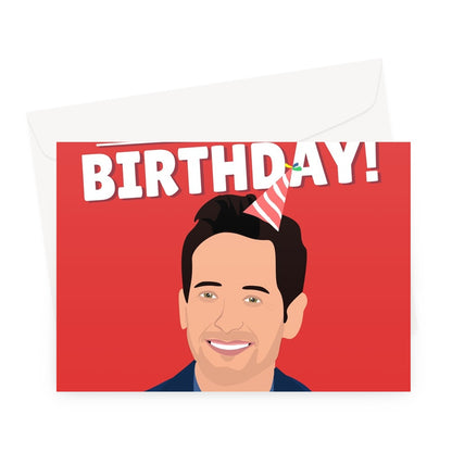 Have a Ruddy Good Birthday Paul Rudd Film Movie Celebrity Fan Funny Pun Greeting Card