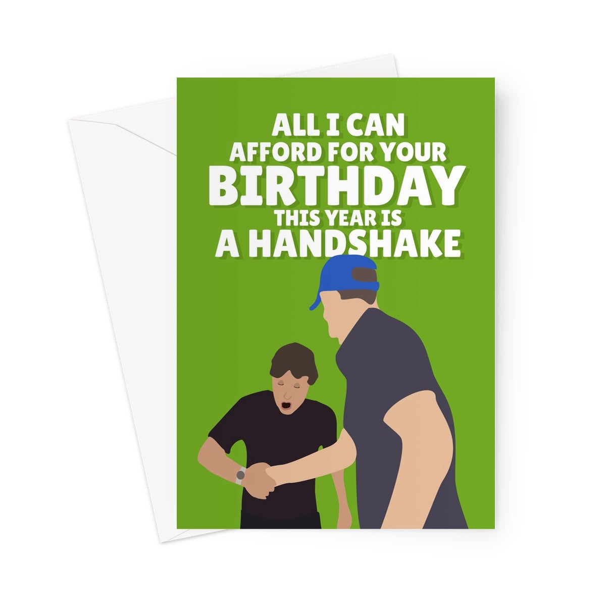 Tuchel Conte Handshake Meme All I Can Afford for Your Birthday Football Fan Funny Greeting Card