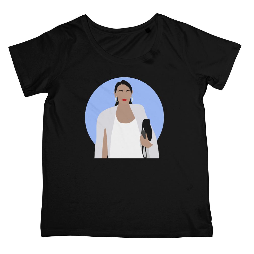 Cultural Icon Apparel - Alexandria Ocasio-Cortez (AOC) Women's Fit T-Shirt (Big Print)