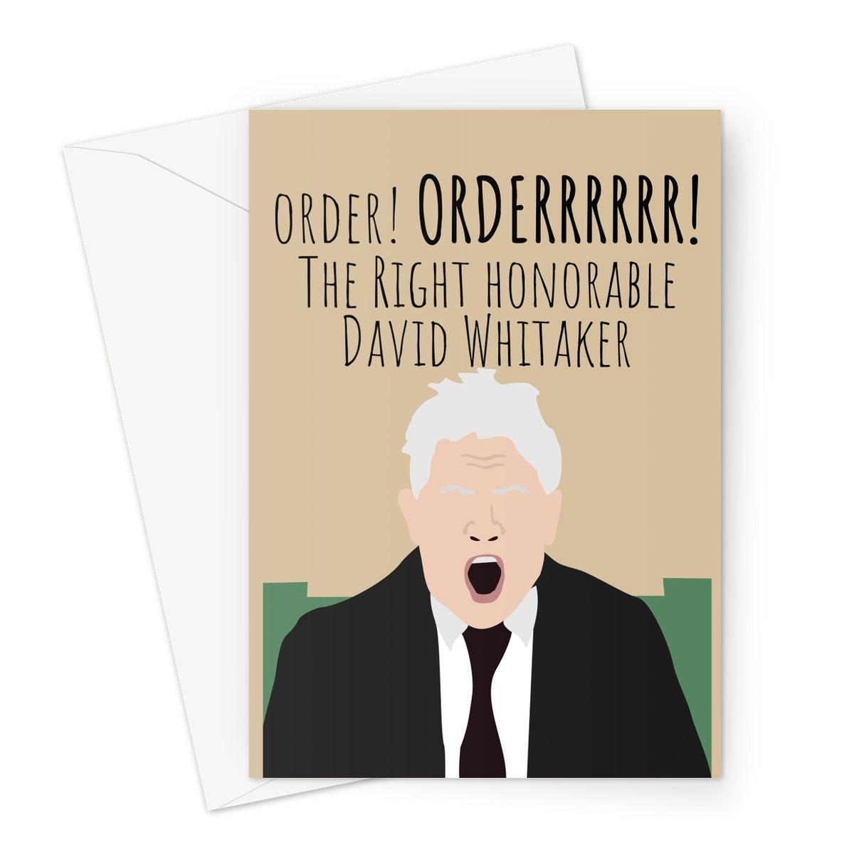 Order Order Jon Bercow David Custom Greeting Card