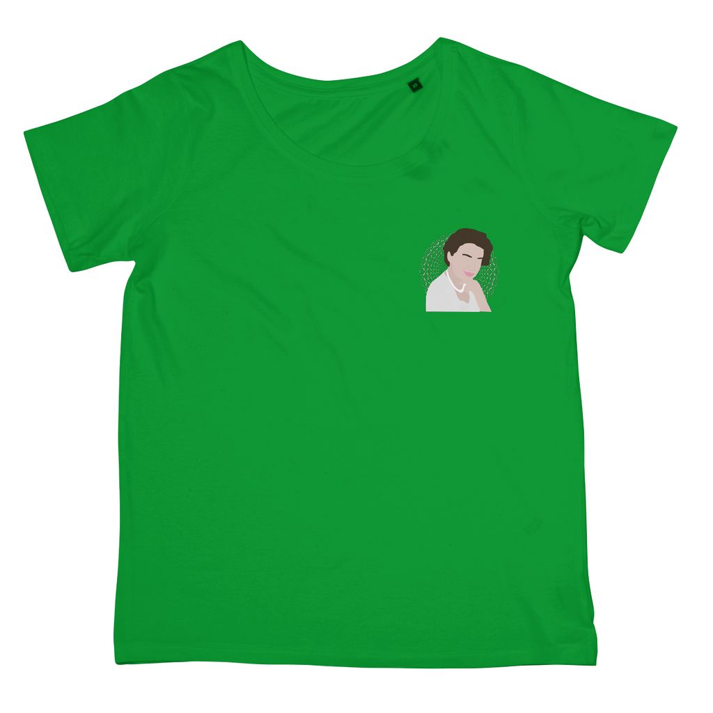 Rosalind Franklin T-Shirt (Cultural Icon Collection, Women's Fit, Left-Breast Print)